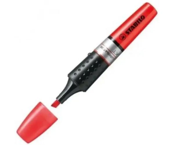 Stabilo: Luminator textliner culoarea roșie