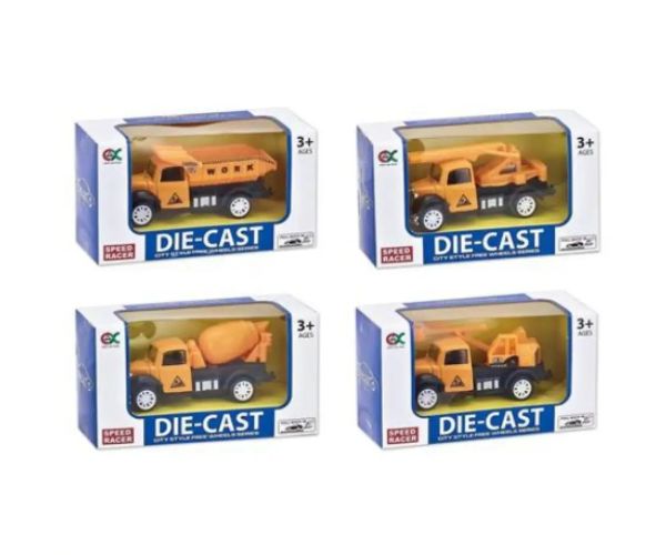 Die-Cast Classics: vehicul de construcție mai multe variante 1/55