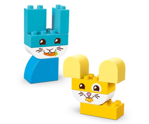 LEGO® DUPLO®: Creativ și drăguț, 3 în 1 animale de companie (10477)