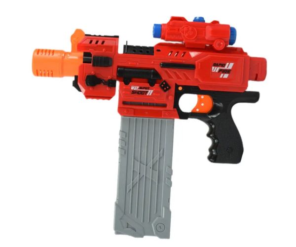 Sniping: Pistol electric transformabil gigant cu gloanțe de burete cu cartușe și țintă de 79 cm