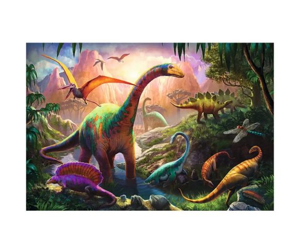 Dinozauri puzzle 100 de bucăţi - Trefl