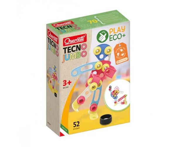 Quercetti: Play Eco Tecno Jumbo 52buc. joc de construcție