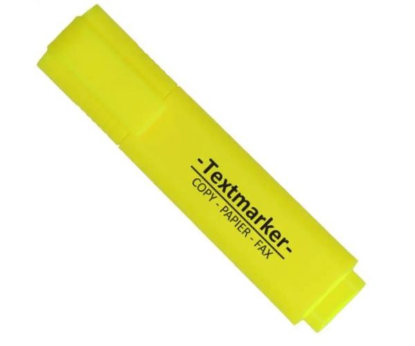 Spirit: Textmarker neon galben textliner 1-4mm vârf tăiat