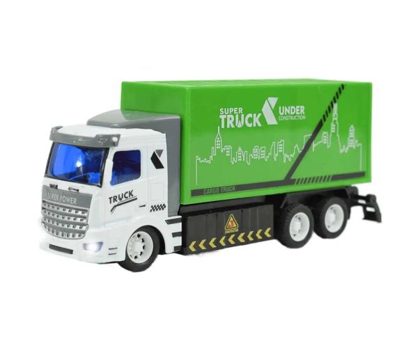 Camion de gunoi cu telecomandă RC cu efecte de lumină la scară 1/48 18cm