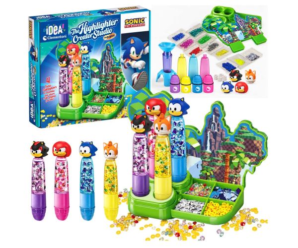 Idea! Ariciul Sonic textmarker creator set creativ - Clementoni
