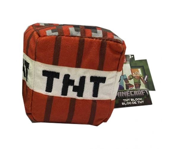 Minecraft Blocks pluș figură - figura Bloc TNT - Mattel