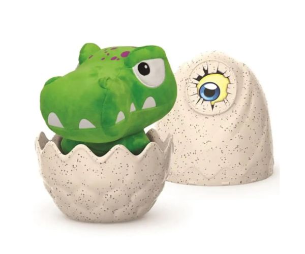 Crackin Eggs Jurassic Friends pluș dinosaur trei variante diferite