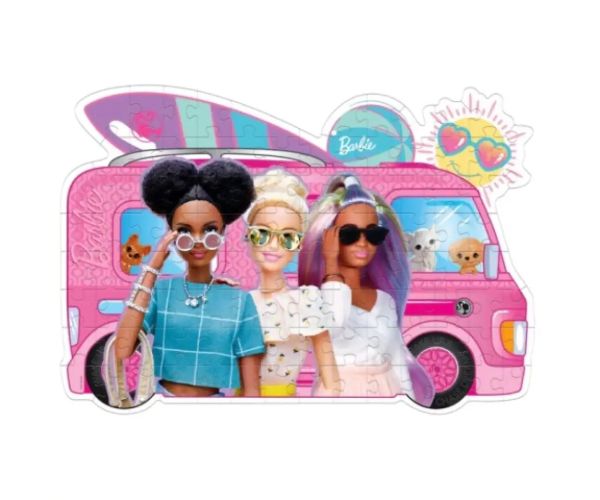 RV-ul lui Barbie Supercolor 104 bucăți puzzle - Clementoni
