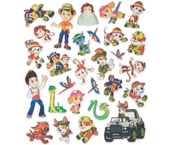 Melissa & Doug: Paw Patrol Junglă caiet de abțibild