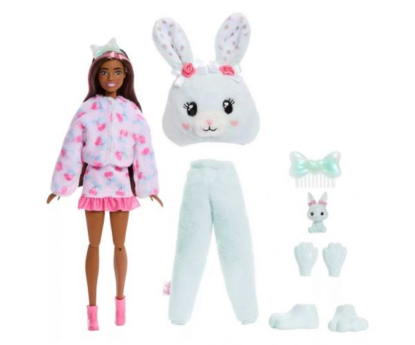 Barbie: Cutie Reveal surpriză păpușă - Iepure - Mattel