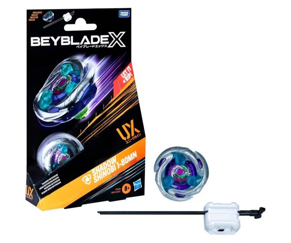 Beyblade X Starter pack: Shadow Shinobi 1-80MN set de început - Hasbro
