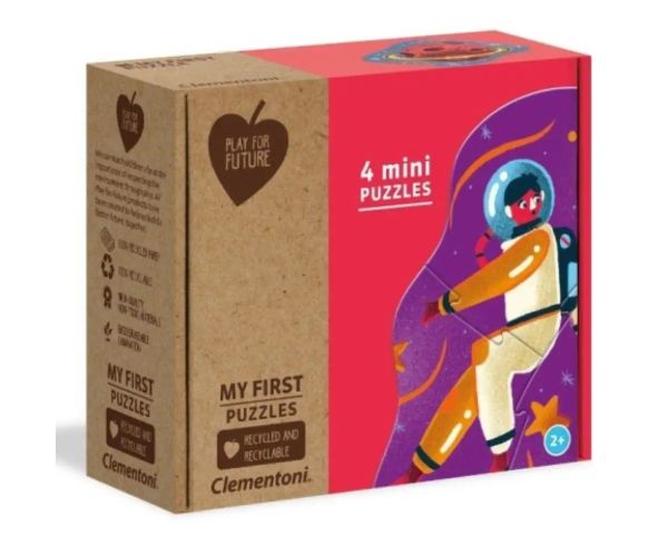 Primul meu puzzle: 4 in 1 Călătorie Spațiu puzzle - Clementoni