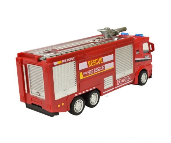 Fire Rescue: mașină de pompieri cu lumină și sunet în diverse versiuni 19cm 1bucată​