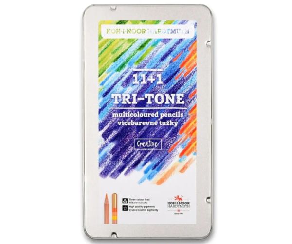 ICO: Koh-I-Noor 3442N Tri-Tone creioane colorate 12 bucăți