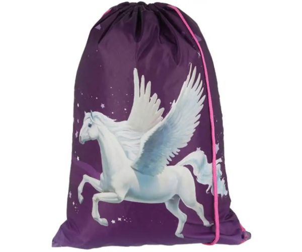 Spirit: Pegasus mov 5 bucăți set rucsac cu accesorii și lumini LED