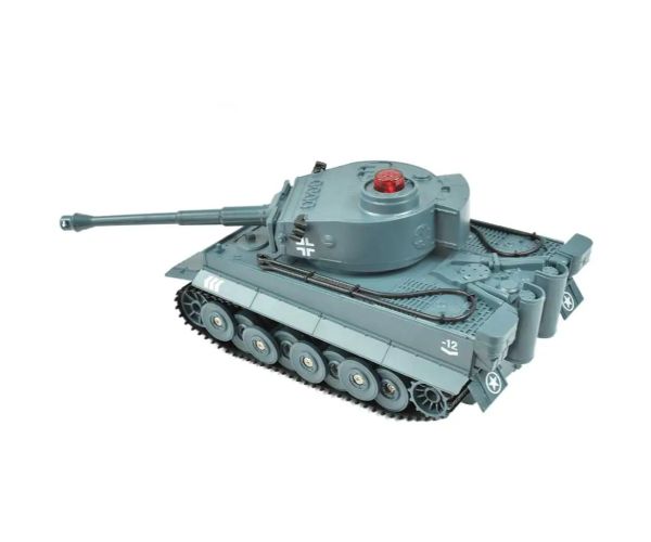 Tanc german Tiger telecomandă RC cu funcții realiste la scară 1/30 2.4GHz 30cm