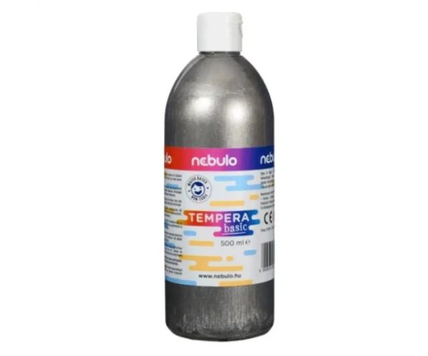 Nebulo: tempera lichidă argintiu 500ml în sticlă