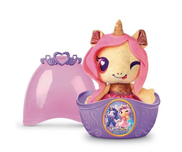 UniCrowns: Prințesă unicorn ou de cristal mai multe variante 1 bucată