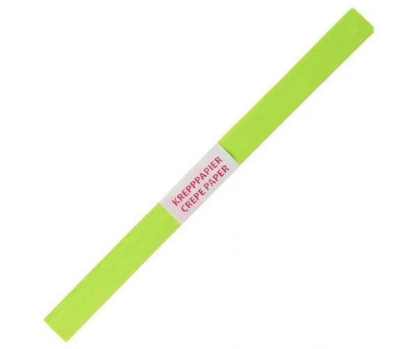 Spirit: hârtie creponată verde deschis culoare 200x50cm