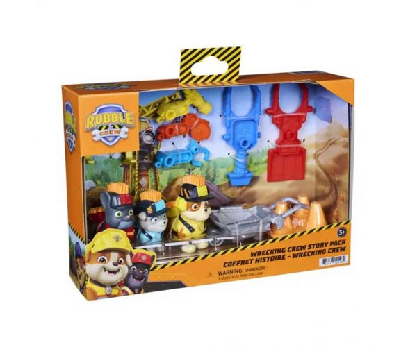 Paw Patrol Rubble și echipa sa figura Zúzó set de joc - Spin Master