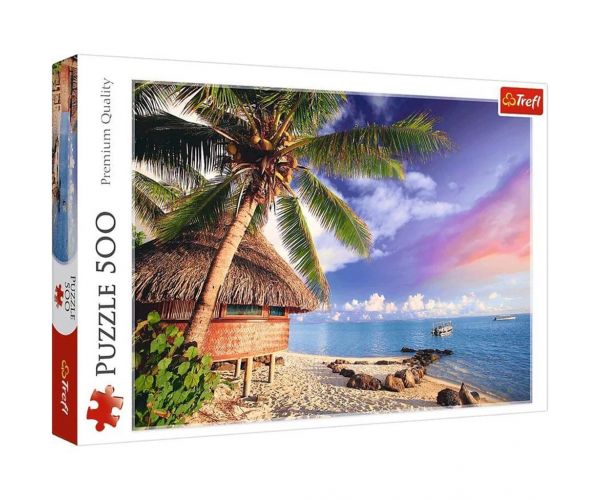 Insula Bora-Bora - puzzle de 500 de piese - Trefl