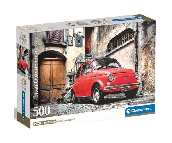 HQC Fiat 500 puzzle de 500 de piese - Clementoni