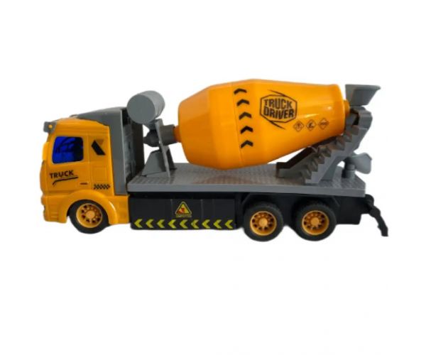 Betonieră cu telecomandă RC cu lumină la scară 1/48 27MHz 20cm