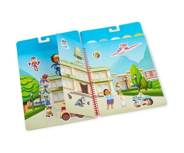 Melissa & Doug: Paw Patrol Adventure Bay caiet de abțibild reutilizabil