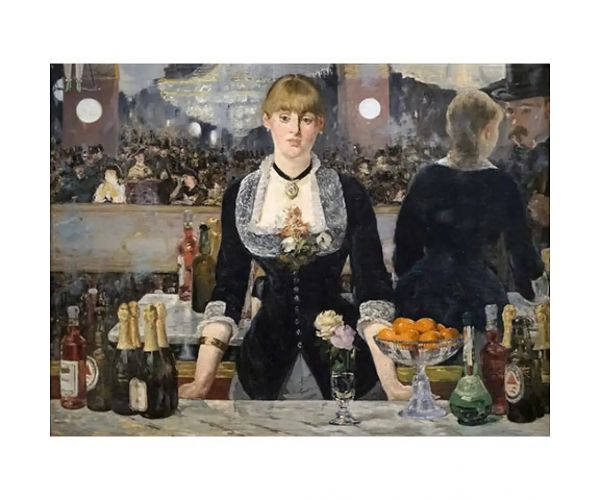 Manet: A Bar at the Folies-Bergère Museum HQC puzzle 1000 bucăți  - Clementoni
