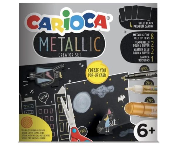 Metallic 17 bucăți set creativ - Carioca