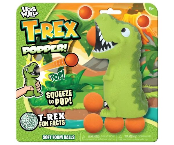 Zing: Popper T-rex cu mingi de lansare