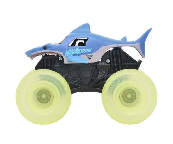 Monster Jam: Camion monstru cu iluminare Megalodon – 1/43 - Spin Master