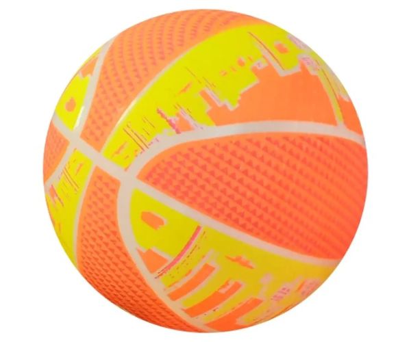 Minge de cauciuc baschet cu model neon 22 cm în mai multe versiuni