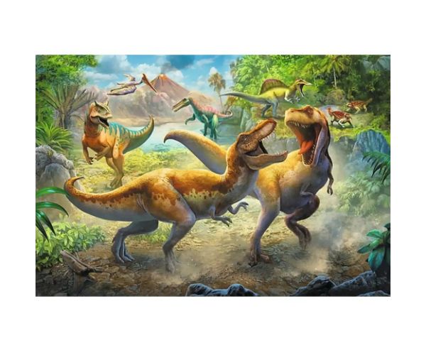 Tyrannosaurus luptător 160 bucăţi puzzle - Trefl