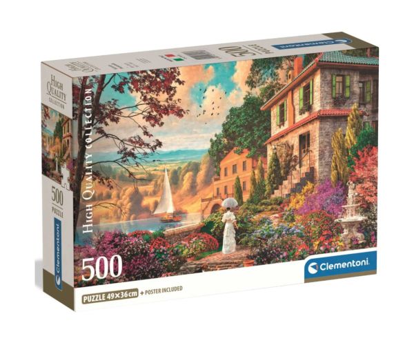 HQC Puzzle Promenada Victoriană 500 de piese - Clementoni