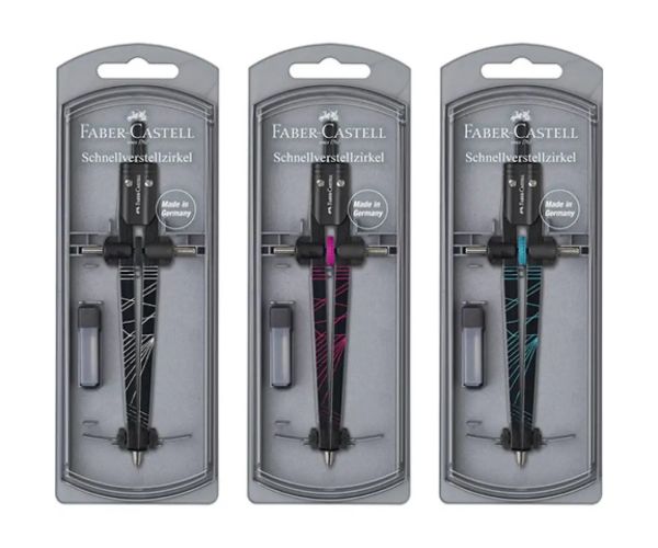 Faber-Castell: Set compas Twister trei variante 1 bucată