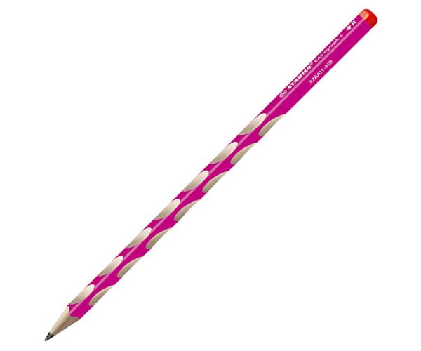 Stabilo: EASYgraph R triunghi creion grafit subțire HB culoarea roz