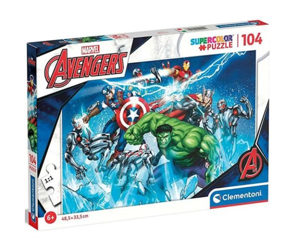 Avengers 104 bucăți Super Color Puzzle - Clementoni