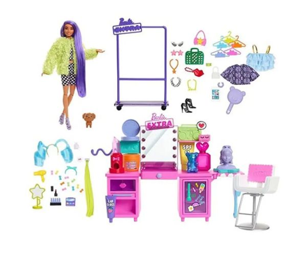 Barbie: vestiar extravagant cu păpușă - Mattel