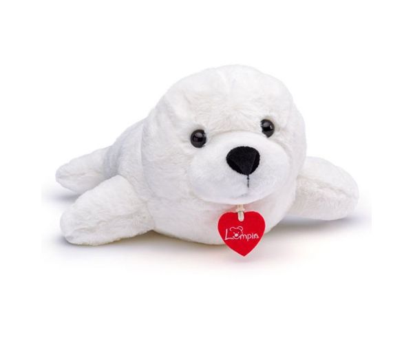 Shila focă albă pluș 35cm - Lumpin