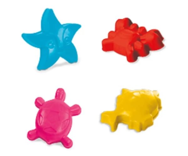 Animale de mare set pentru nisip 4 bucăți