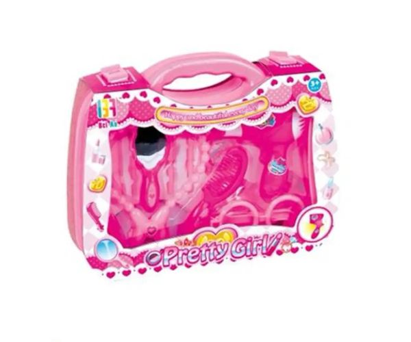 Pretty Girl set de înfrumusețare în valiză transportabilă cu ochelari și accesorii