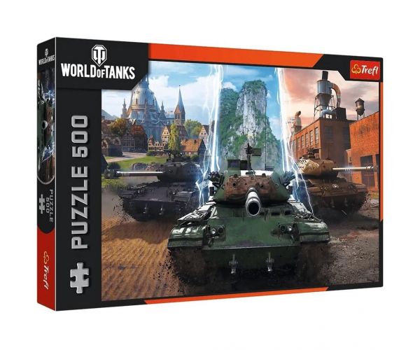 World of Tanks - E timpul pentru acțiune! - puzzle de 500 de piese - Trefl