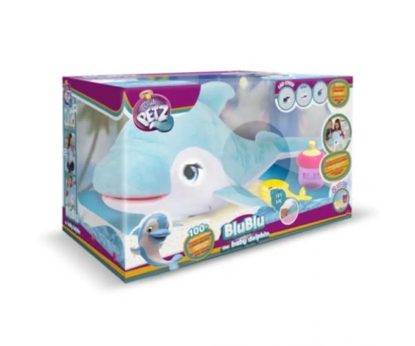 BluBlu interactiv pluș baby delfin