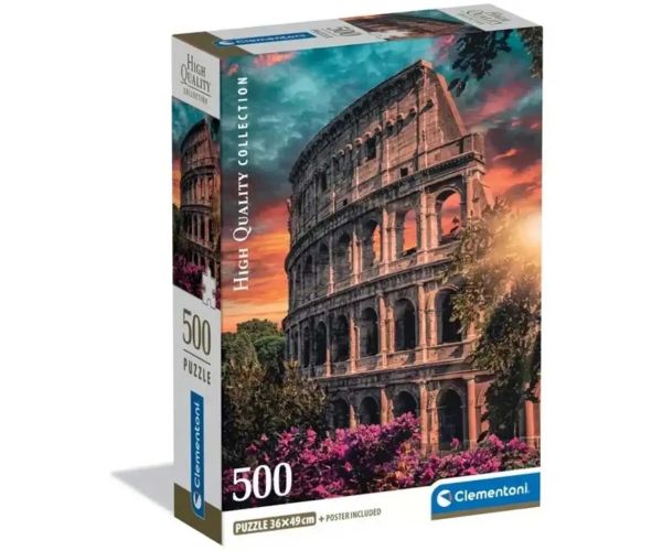 Colosseumul, Amfiteatrul Flavius HQC puzzle de 500 de piese - Clementoni