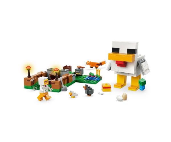 LEGO® Minecraft: Ferma de pui (21585)