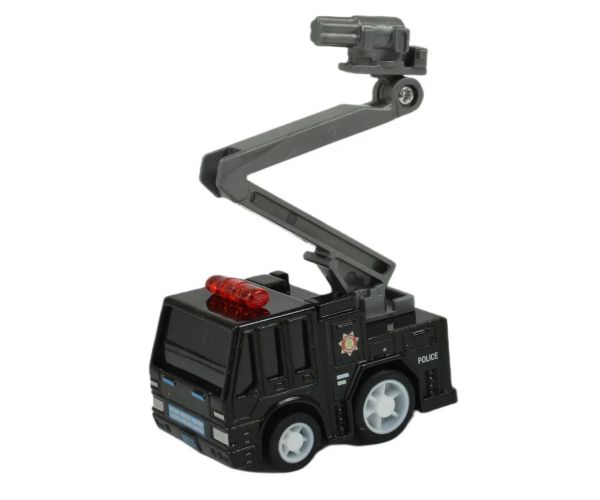 Alloy Car: Mașină de poliție în diverse versiuni 5cm