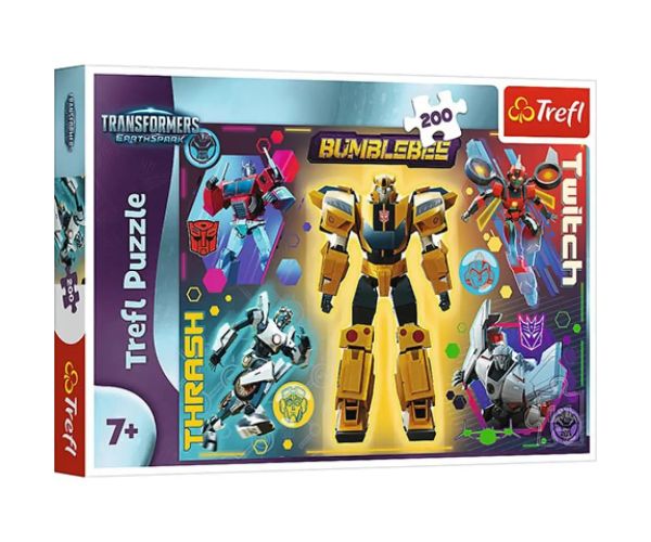 Transformers: Bumblebee și prietenii 200 bucăți puzzle - Trefl