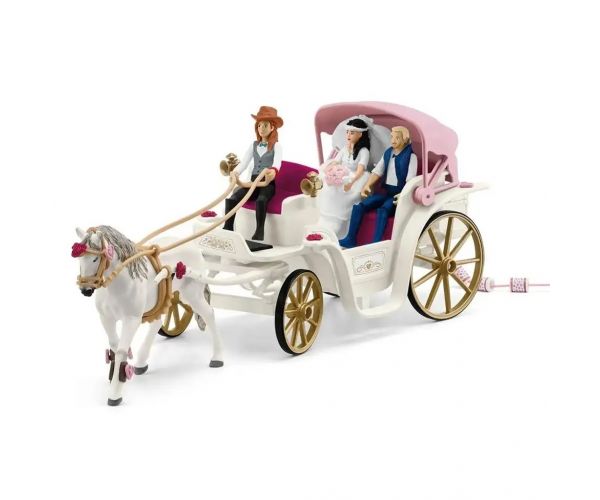 Schleich: Horse Club - Set de trăsura de nuntă (42641)