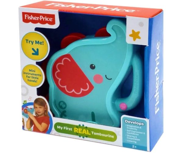 Fisher-Price: Prima mea tamburină elefant - Reig